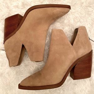 tortilla suede booties